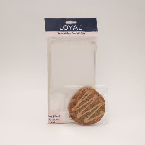 Loyal Resealable Cookie Bags 120 x 180mm - 100 pack