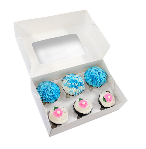 Loyal cupcake box 6 hole cup cavity