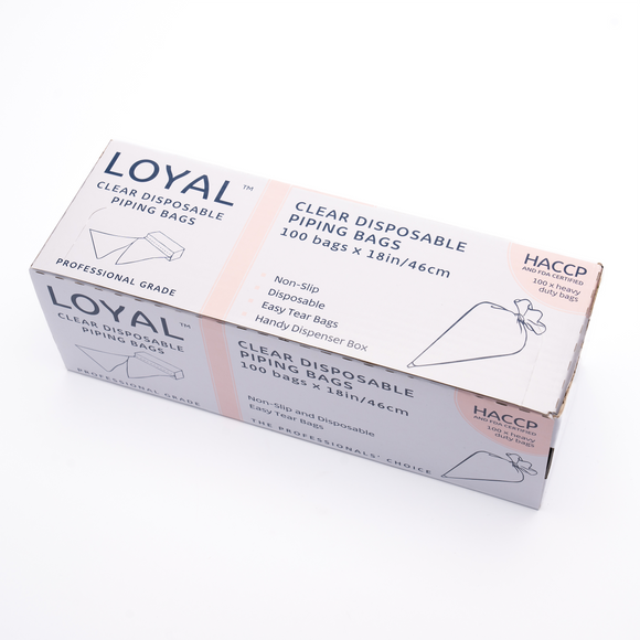 Loyal Disposable Piping Bags 18 inch - 100 pack