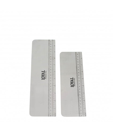 Loyal Long Edge Icing Scraper set (2 piece)