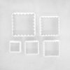 Loyal Plastic Square Double sided Cookie Cutters (set of 5)