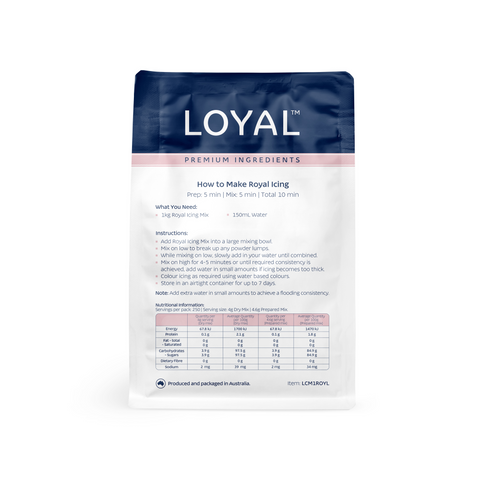 Loyal Royal Icing Mix 1kg