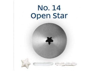 Loyal No. 14 Open Star Piping Tip