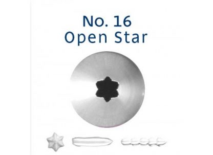 Loyal No. 16 Open Star Piping Tip