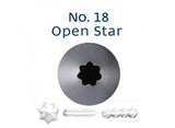 Loyal No. 18 Open Star Piping Tip