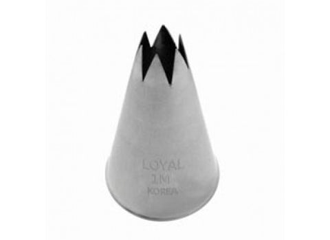 Loyal No. 1M Open Star Piping Tip