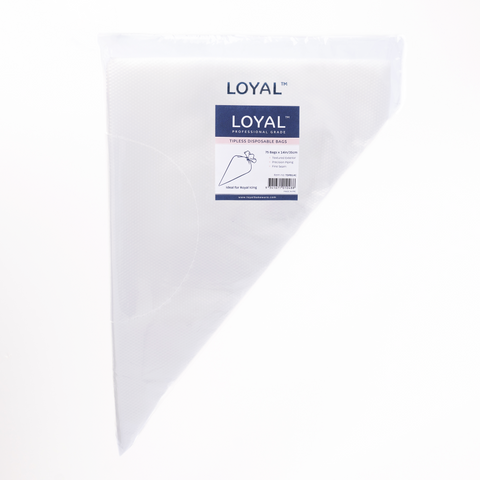 Loyal Tipless Piping Bags 36cm (14 inch) - 75 pack