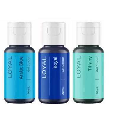 Loyal Gel Colour 20ml 3 pack - Blue Lagoon