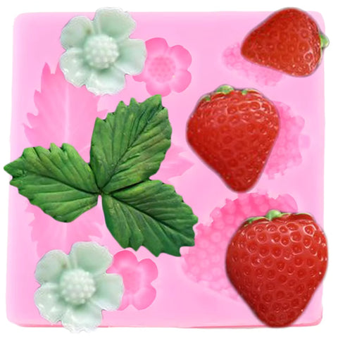Strawberry Fruit Silicone Mould