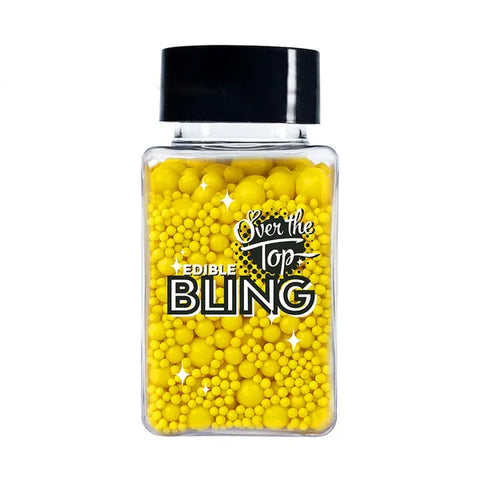 Over the Top Bling Bright Yellow Pearl Medley 65g