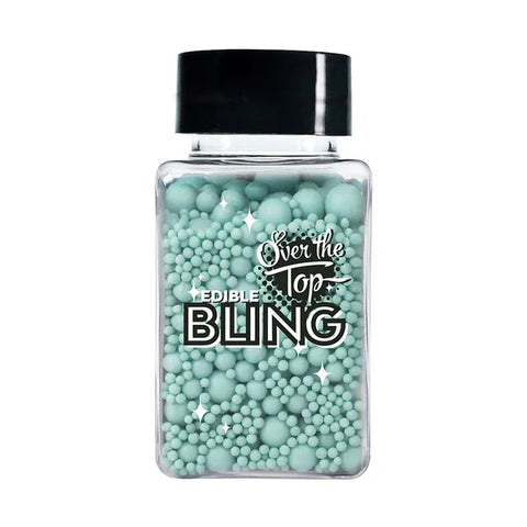 Over the Top Bling Pastel Blue Pearl Medley 65g