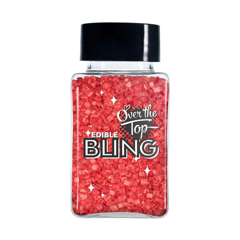 Over the Top Bling Sanding Sugar Red 80g