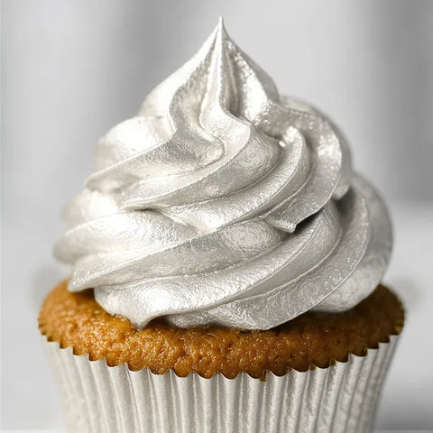 Over the Top Metallic PEARL WHITE edible spray 48g