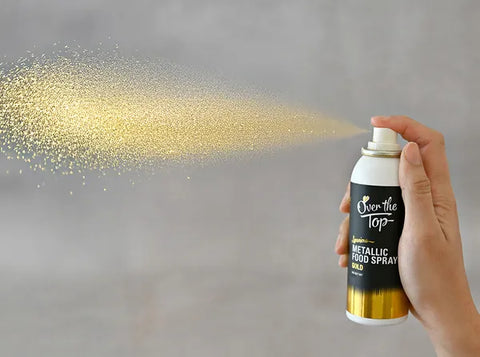 Over the Top Metallic GOLD edible spray 48g