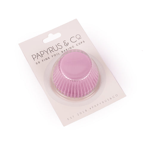 Papyrus & Co Lilac Foil Medium Cupcake Baking Cups - 50 pack