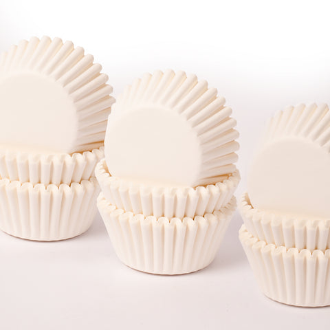Papyrus & Co White Greaseproof Mini Cupcake Baking Cups - 100 pack