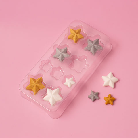 Sprinks Icing Decorations - SHIMMER STARS (9 pieces)