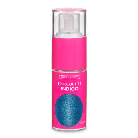 Sweet Sticks Edible glitter pump spray indigo blue