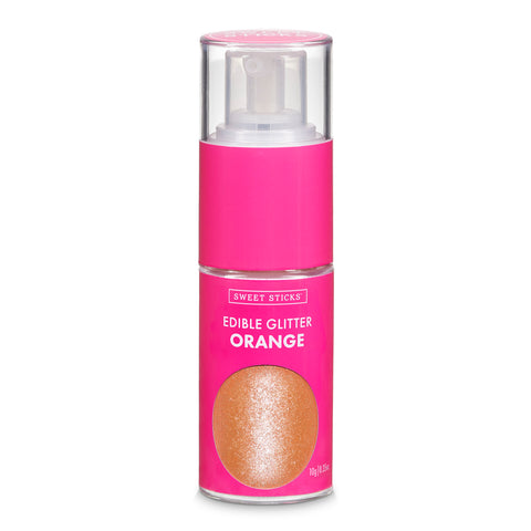 Sweet Sticks Edible glitter pump spray orange