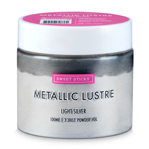 Sweet Sticks Lght Silver lustre dust 100ml