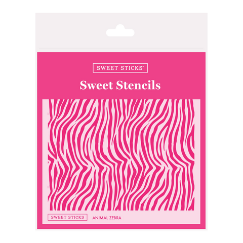 Sweet Sticks Animal Zebra Stencil