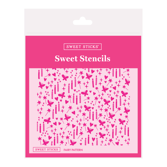 Sweet Sticks Fairy Pattern stencil