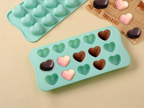 Heart Chocolate Mould - 15 cavity