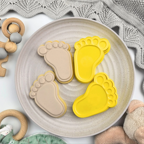 Baby Foot cutter & debosser set