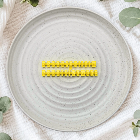 Custom Cookie Cutters Tiny Letter Stamps - Lowercase