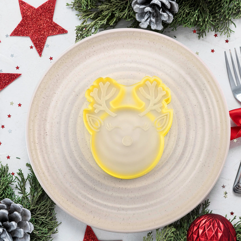 Rudolph Reindeer cutter & 3D embosser set
