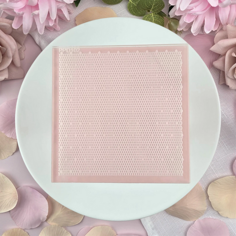 Custom Cookie Cutters Star Tulle pattern plate debosser