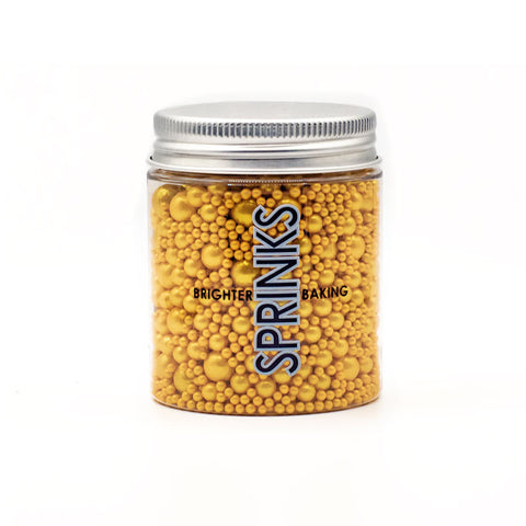 Sprinks Bubble Bubble Matt Gold sprinkles 75g