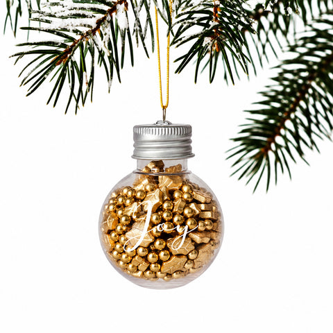 Sprinks Golden Holly sprinkle bauble 50g