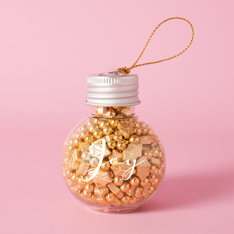 Sprinks Golden Holly sprinkle bauble 50g