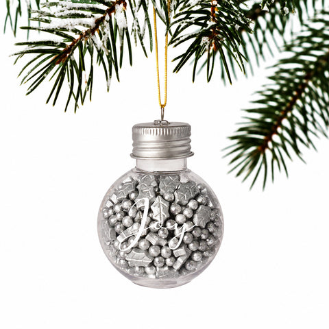 Sprinks Silver Noel sprinkle bauble 50g