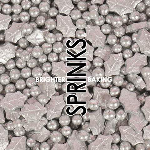 Sprinks Silver Noel sprinkle bauble 50g