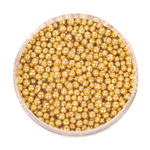 Sprinks Shiny Gold 2mm Pearl sprinkles 75g