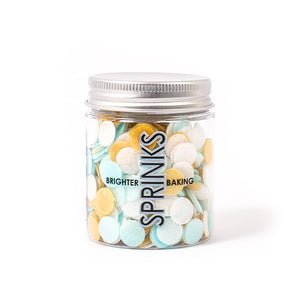 Sprinks Blue, White & Gold Wafer Confetti 9g