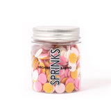 Sprinks Pink, White & Gold Wafer Confetti 9g