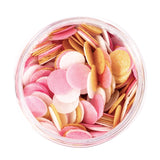 Sprinks Pink, White & Gold Wafer Confetti 9g