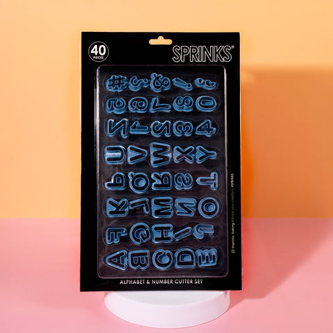 Sprinks Alphabet & Number Cutter set - 40 pieces