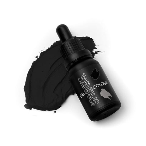 Sprinks Black gel colour 15ml