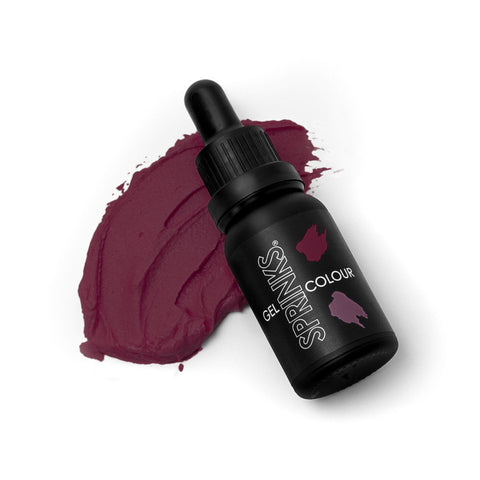 Sprinks Maroon gel colour 15ml