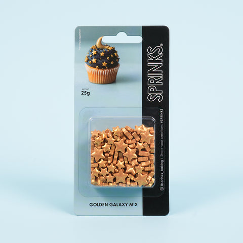 Sprinks Golden Star Galaxy Tiny Toppers 25g