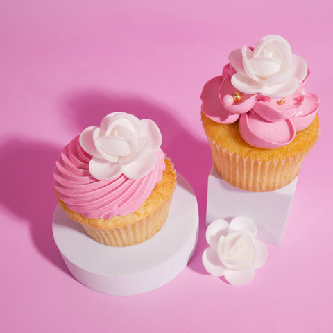 Sprinks White Wafer paper Rosettes (6 pack)