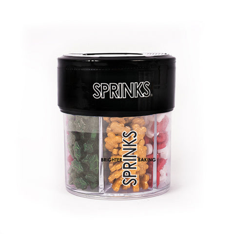 Sprinks Christmas 6 cell sprinkle mix 85g