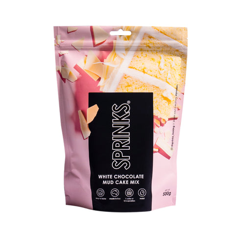 Sprinks White Chocolate Mud Cake Mix 500g