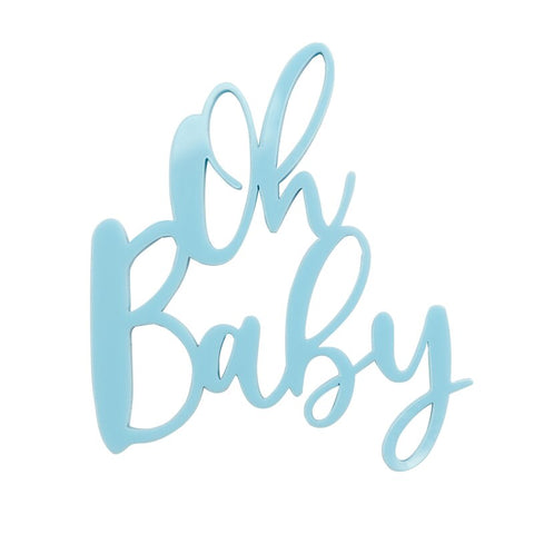 Sweet Cartel Oh Baby cupcake charm - Blue