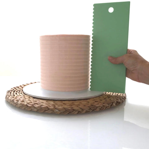 SweetP No Double Sided Scraper (scallop and Smooth)