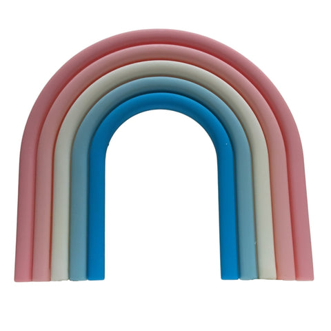 Pink & Blue Small Rainbow Cake Topper